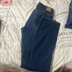 American Eagle Outfitters Dark Blue Straight Leg Jeans